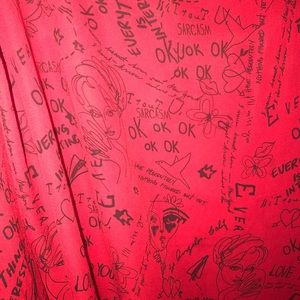 Thinner/silky longer sleeve/one side as a shoulder